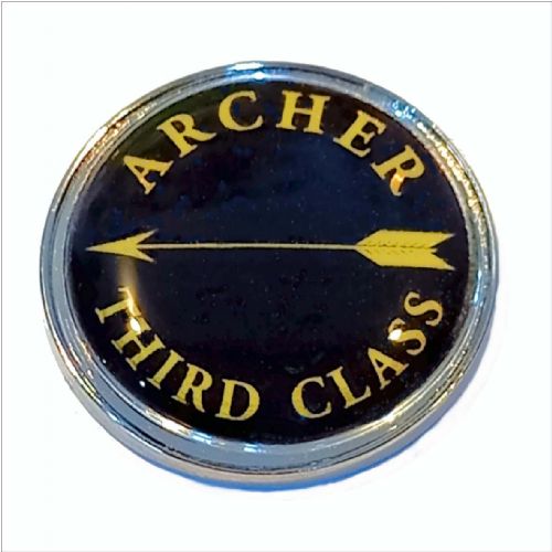 Archer Class standard round badge